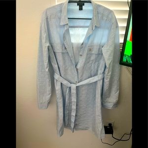 U.S polo dress with wrap around dress used once size L